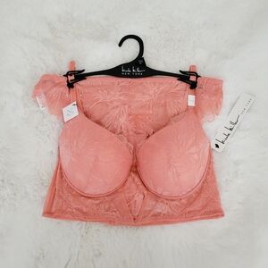 1🧡NICOLE MILLER BRAND NEW 2-PIECE SET SIZE 34C/M